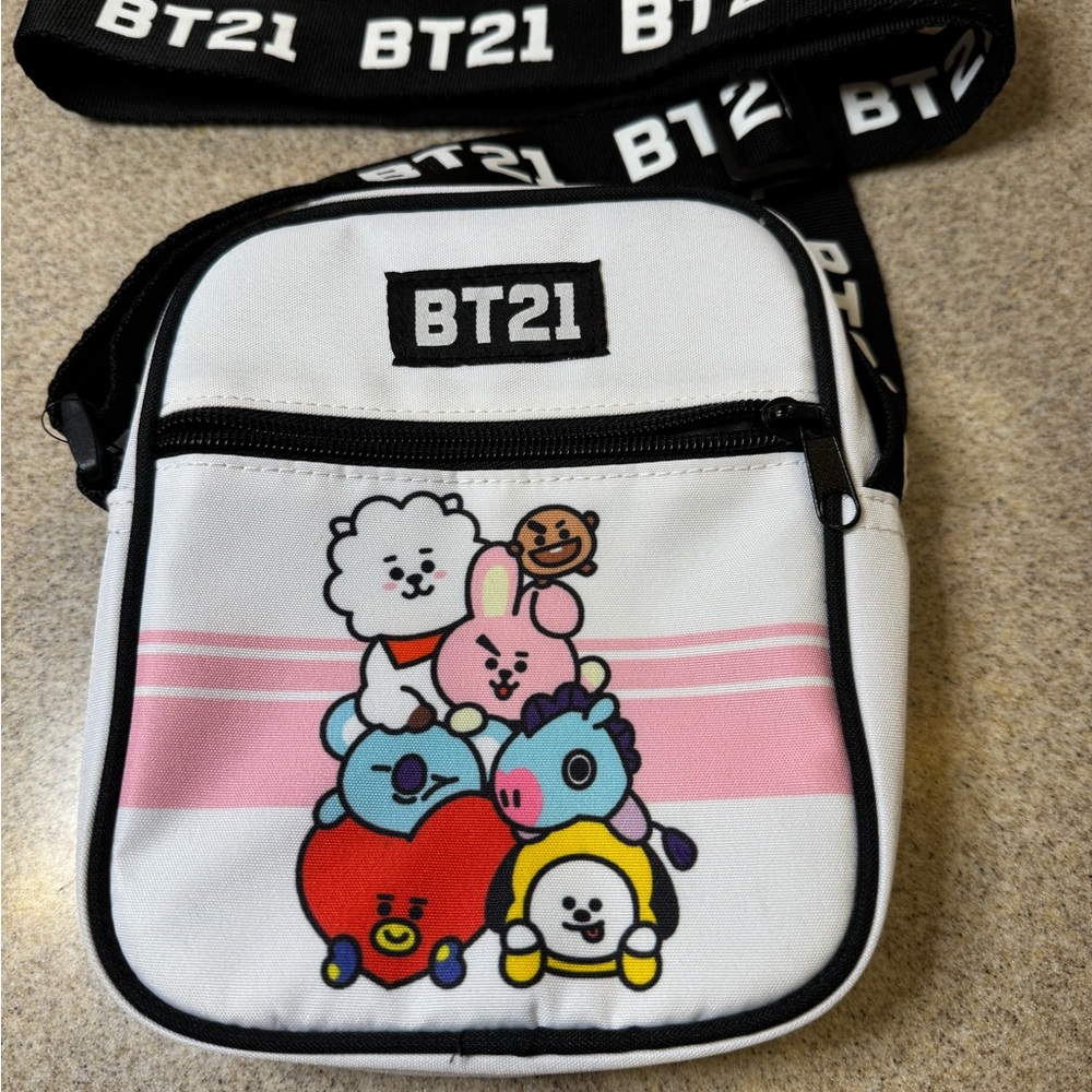 BT21 crossbody athletic bag
